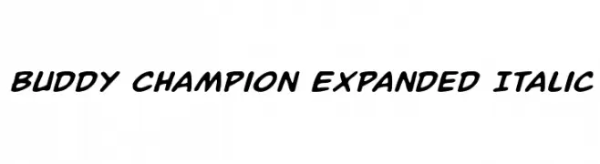 Buddy Champion Expanded Italic  baixar fontes gratis