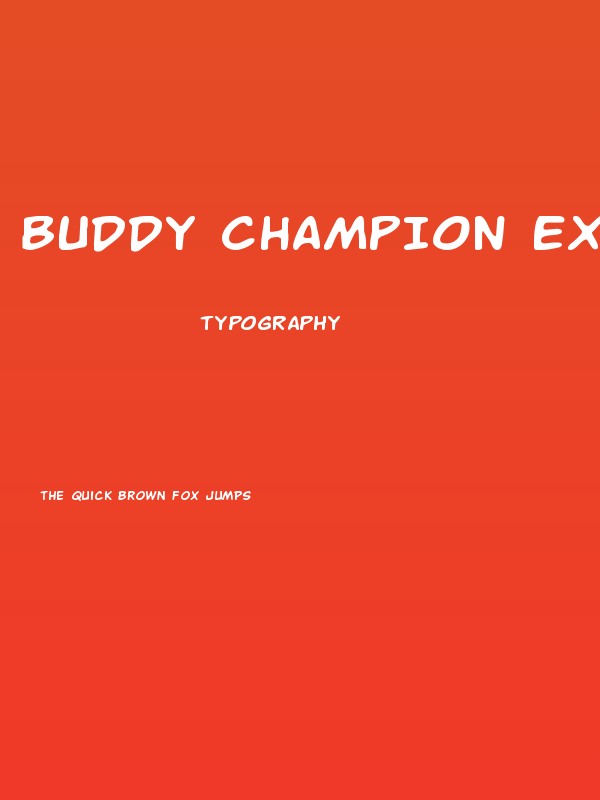 Buddy Champion Expanded Poster