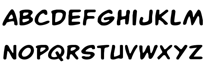 Buddy Champion Expanded Font LOWERCASE
