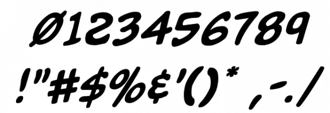 Buddy Champion Rotalic Font OTHER CHARS