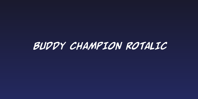 Buddy Champion Rotalic Social Header