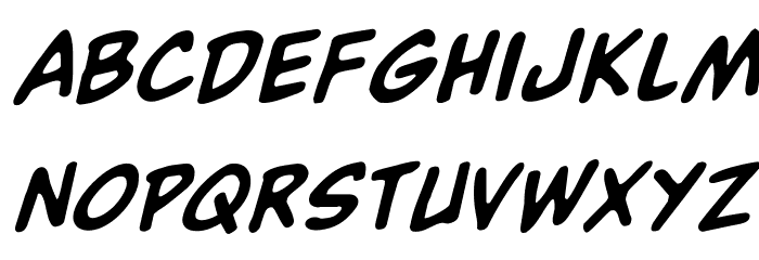 Buddy Champion Rotalic Font LOWERCASE
