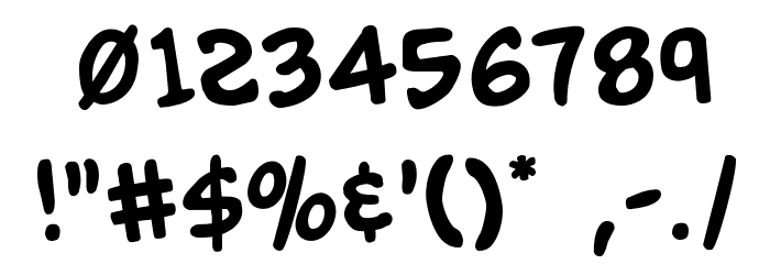 Buddy Champion Rotated Font OTHER CHARS