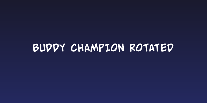 Buddy Champion Rotated Social Header