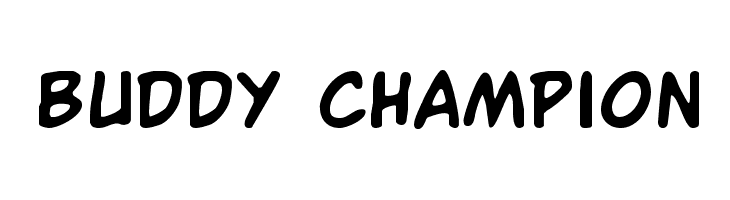 Buddy Champion Font