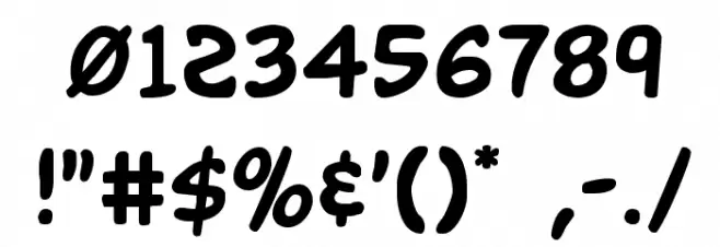 Buddy Champion Font OTHER CHARS