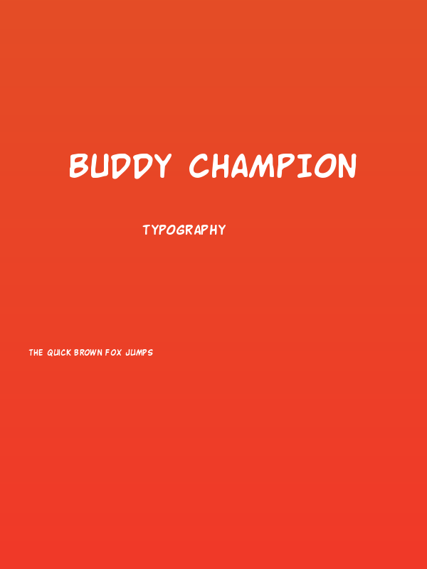 Buddy Champion Poster