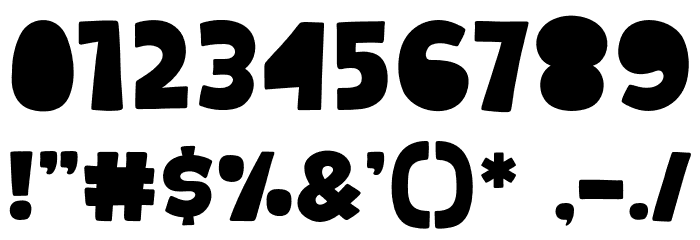 Buddy Story フォント その他の文字