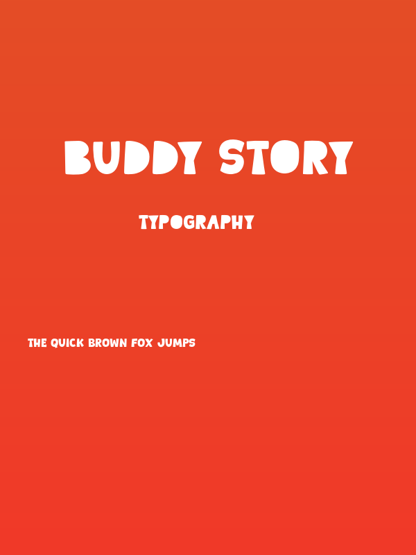 Buddy Story Poster