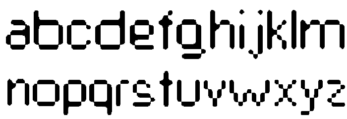 BuddySystem Font LOWERCASE
