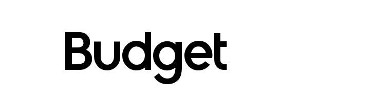 Budget 2012  免费字体下载