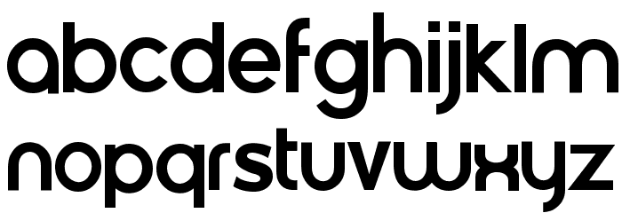 Budget 2012 Font LOWERCASE