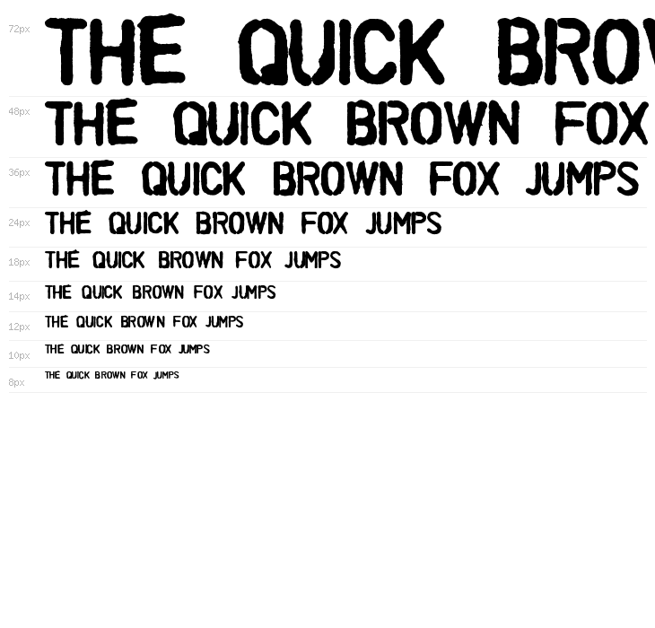 Budget Stencil Bleedy Waterfall