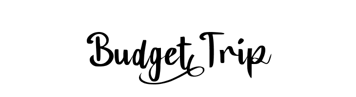 Budget_Trip  Frei Schriftart Herunterladen