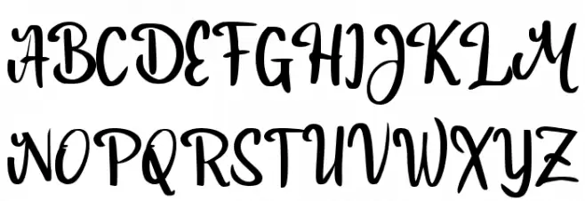Budget_Trip Schriftart Groß