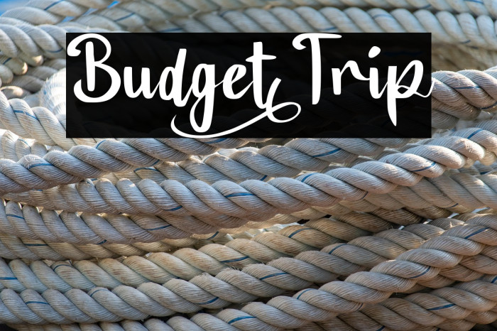 Budget_Trip Example 1