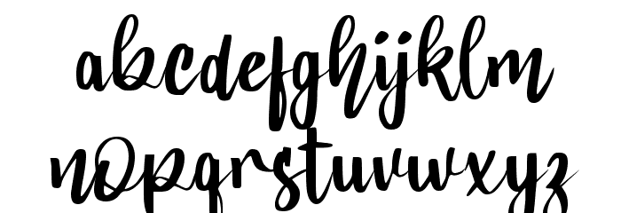 Budget_Trip Font LOWERCASE