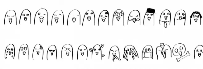Budgies Font UPPERCASE