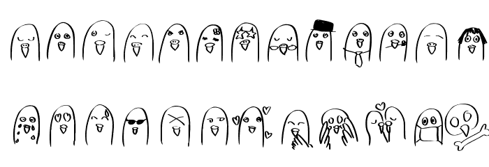 Budgies Font LOWERCASE