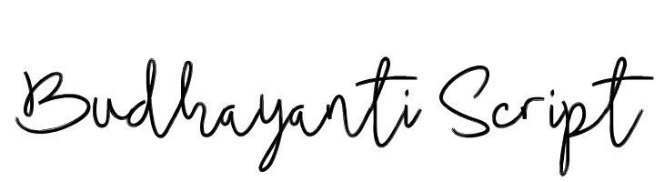 Budhayanti Script  Frei Schriftart Herunterladen
