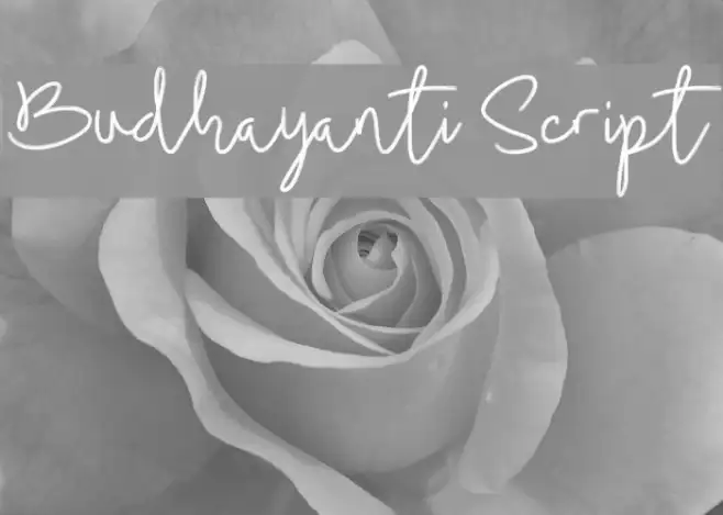 Budhayanti Script Example 2