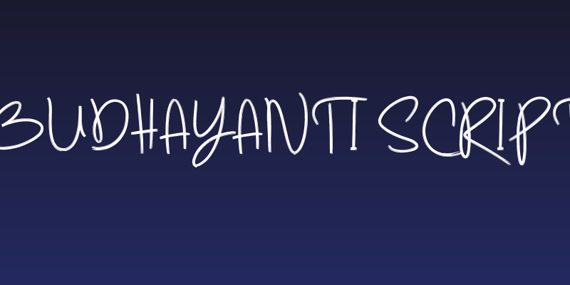 Budhayanti Script Social Header