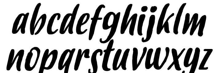 Budidaya Italic Font LOWERCASE