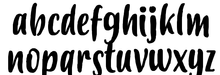 Budidaya Font LOWERCASE