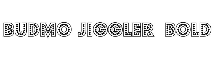 Budmo Jiggler  Bold Fonte