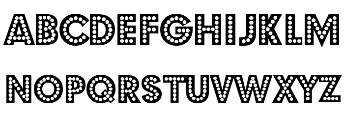 Budmo Jiggler Font LOWERCASE