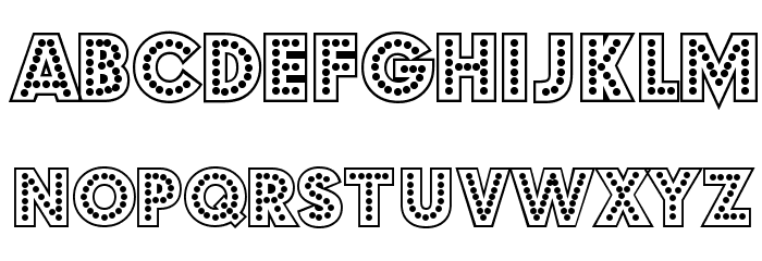 Budmo Jigglish Font LOWERCASE