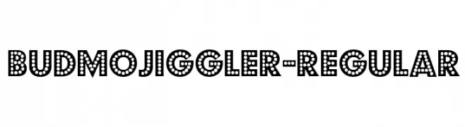 BudmoJiggler-Regular  नि: शुल्क फ़ॉन्ट्स डाउनलोड