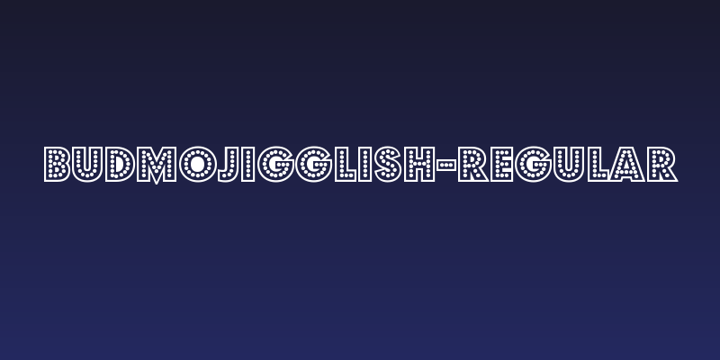 BudmoJigglish-Regular Social Header
