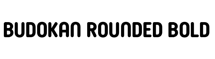 Budokan Rounded Bold  Fuentes Gratis Descargar