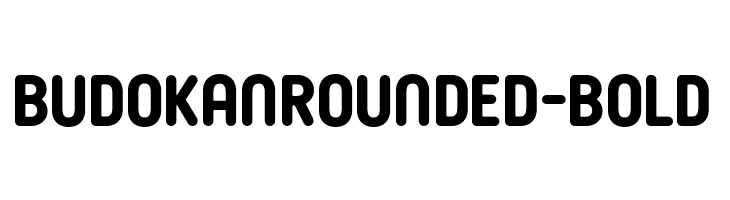 BudokanRounded-Bold  font caratteri gratis