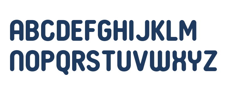 BudokanRounded-Bold Lowercase