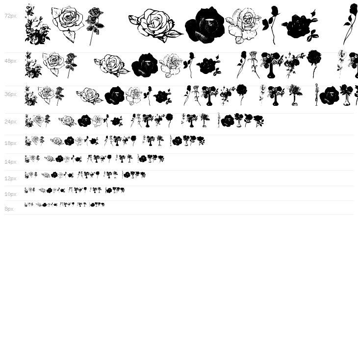 Buds and Blossoms Waterfall