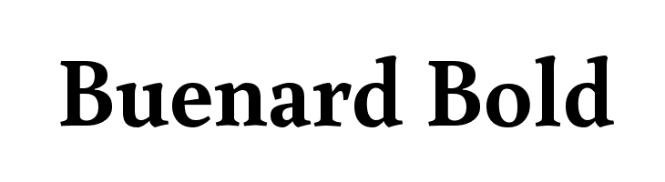 Buenard Bold Font