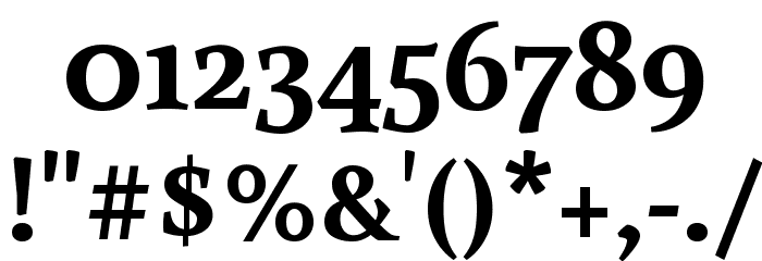 Buenard Bold Font OTHER CHARS