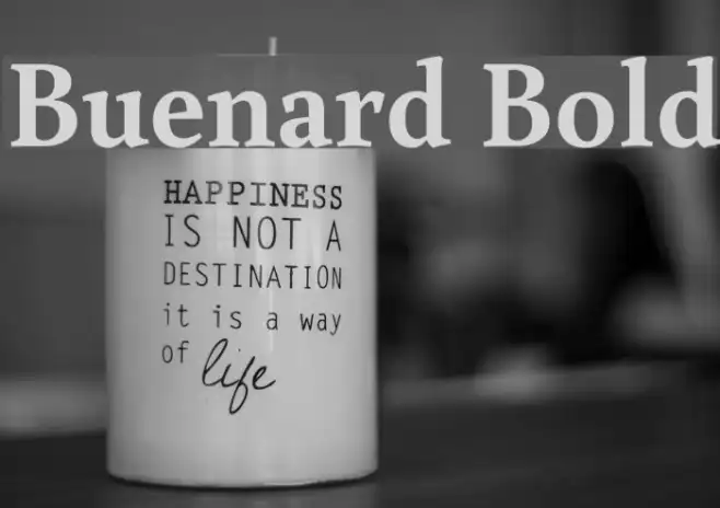 Buenard Bold Example 1