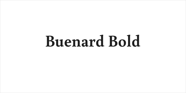 Buenard Bold Logo