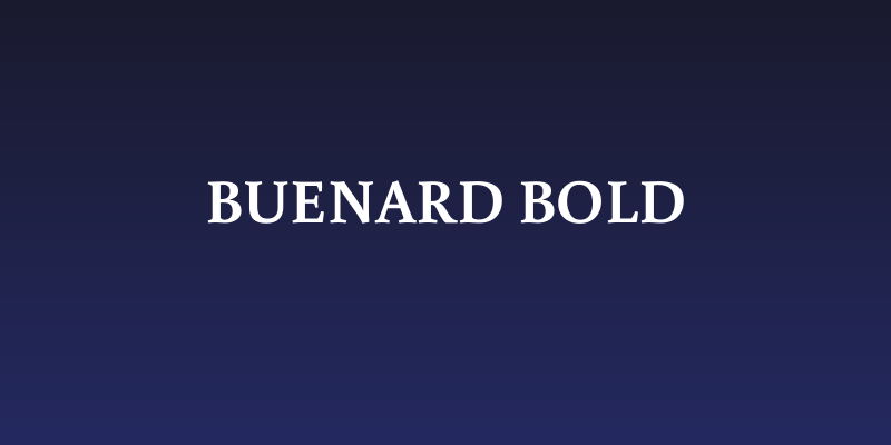 Buenard Bold Social Header