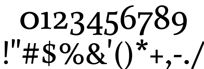 Buenard Regular Font OTHER CHARS