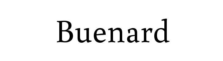 Buenard Font