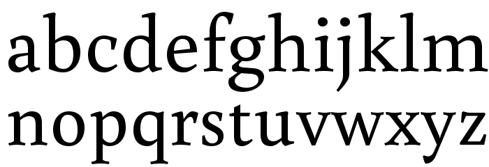 Buenard Font LOWERCASE