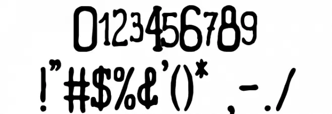 Buenavista Шрифта ДРУГИЕ символов