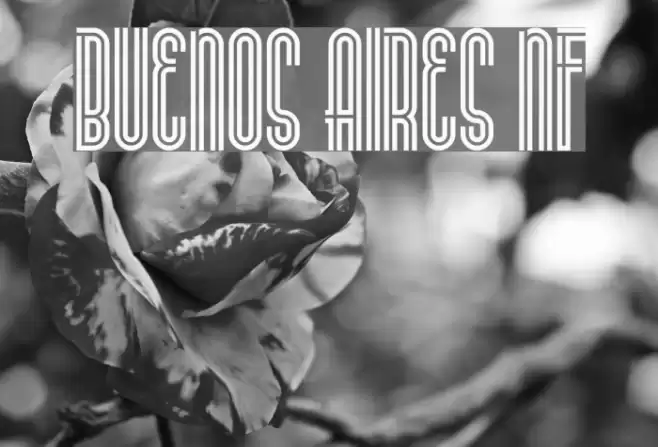 Buenos Aires NF Font examples