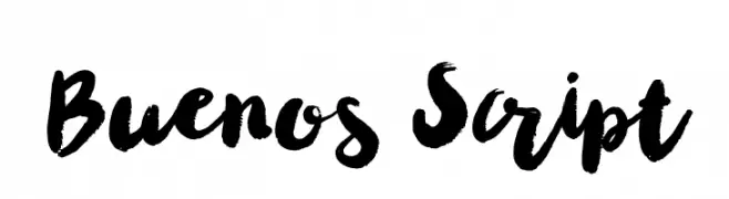 Buenos Script  Frei Schriftart Herunterladen