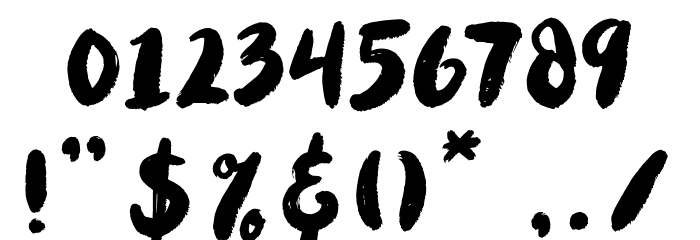 Buenos Script Font OTHER CHARS