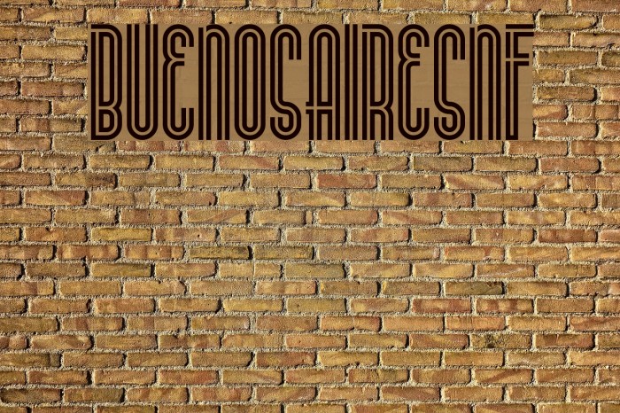 BuenosAiresNF Font examples